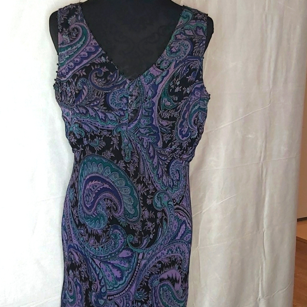 Sleeveless Rayon dress